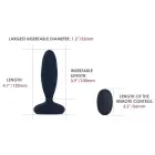 Jordan Navy Blue Thrusting Anal Vibrator – 12 cm (4.7″) — Photo 9