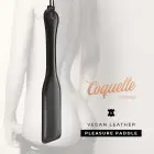 Coquette Chic Desire Fantasy Vegan Leather Paddle – Black — Photo 2