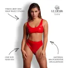 Vixen - Crop and High Waist String - One Size - Red — Foto 4