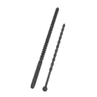 Extreme Ribbed Penis Dilator Set – 2 pcs – Black — Photo 1