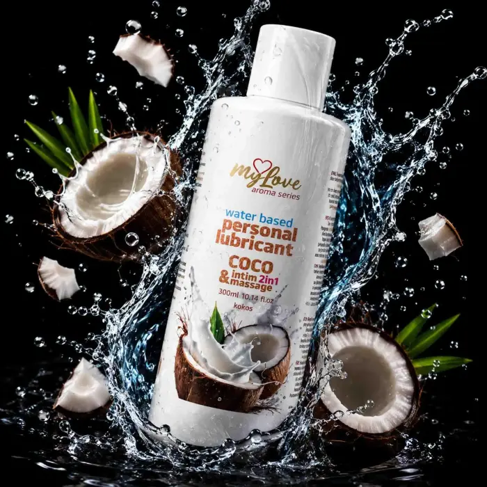MyLove Aroma Series интимный и массажный гель 2-в-1 – Кокос – 300 мл