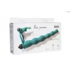 Lola Games Pure Passion Jungle Bunny strapon vibrators ar dubultu penetrāciju – 17 cm – zaļš — Foto 1