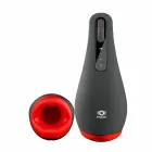 Leten Airturn2 – мастурбатор с всасыванием и вибрацией – силиконовая камера – чёрный — Фото 1