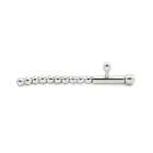 Kiotos Hollow Penis Plug with 2 Removable Knobs – 10.9 cm – Metal — Photo 3