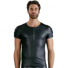 Men's Shirt with Zip and Lacing – Black – S — Photo 2