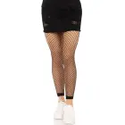Industrial Net footless tights – Black – One Size — Photo 4