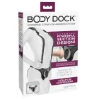 Pipedream Body Dock Suspenders – strap-on rakmed trakside ja iminapa plaadiga – must — Foto 1