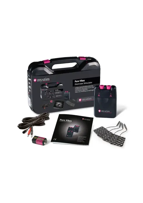 Mystim Pure Vibes E-Stim Device – Black