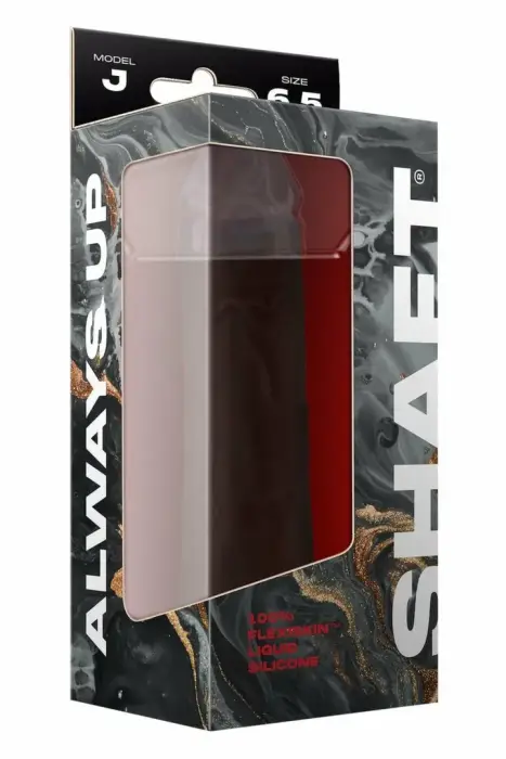 SHAFT Model J 6.5" Интимное Устройство из Жидкого Силикона Красное Дерево