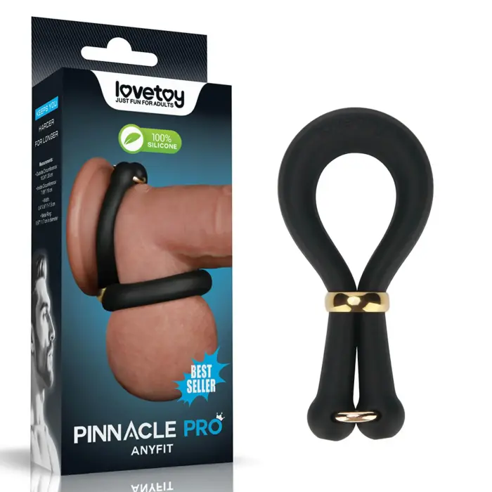 Pinnacle Pro Anyfit – silicone stretcher ring – movable metal ring