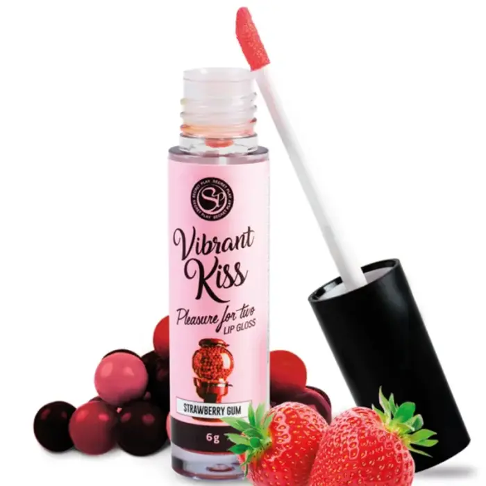 Secret Play lūpų blizgis Vibrant Kiss Strawberry Gum – 6 g