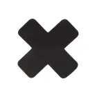 Boundless 2 Nipple Cover Set – Cross – Black Photo