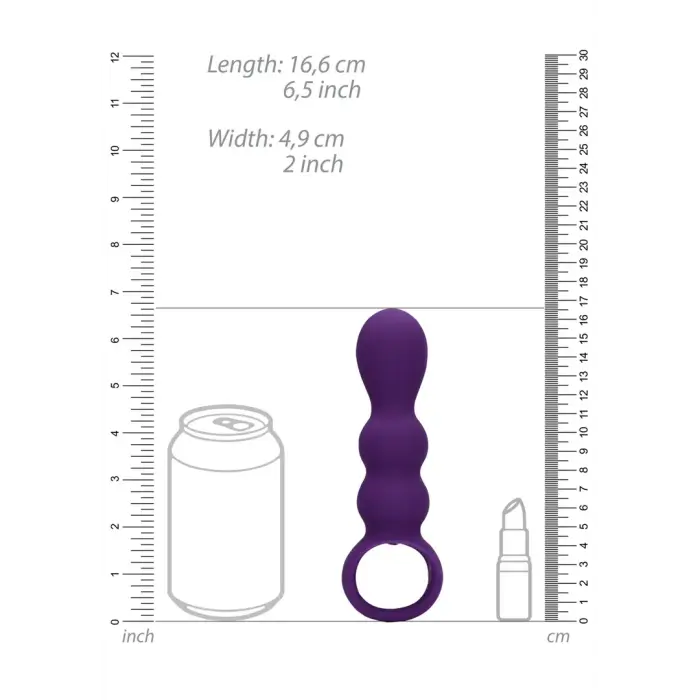 Вибратор в форме слезы – 10 см (4″) – Фиолетовый Фото num