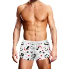 Prowler Puppie Print swim trunks – black/white/red – S — Photo 2