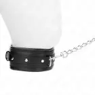 KINK kaelarihm läikiva pandlaga, reguleeritav 65cm, must — Foto 3