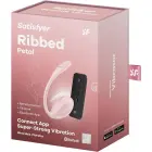 Satisfyer Ribbed Petal ar app vadību vibrators – 15 cm – rozā — Foto 8