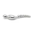 Kõver metallist soontega dildo – 20 cm (8″) — Foto 7