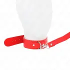 KINK Red Adjustable Collar with Leash 116cm — Photo 5