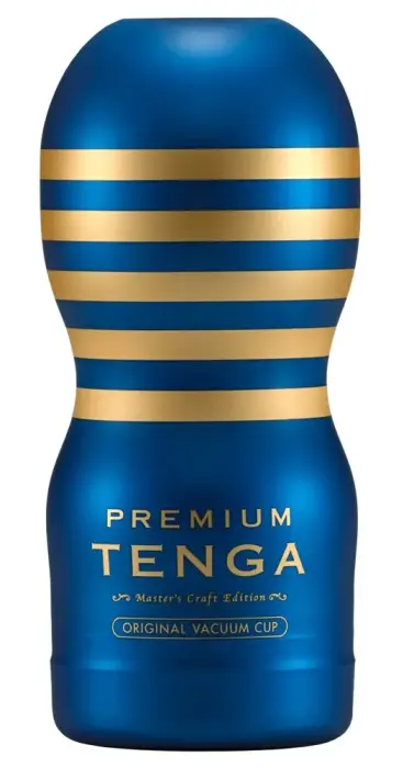 TENGA Original Vacuum Cup Premium masturbators – melns