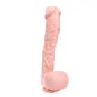 Dinoo King-Size išlenktas dildo – 23+ cm – kūno spalva — Nuotrauka 1
