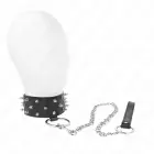 KINK Collar & Leash Set Model 5 Adjustable Silver Studs 36-43 cm – Black — Photo 2