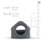 Liquid Silicone 2 in 1 Ball Stretcher – Grey Photo