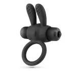 Pluto Vibrating Cock Ring with Bullet – Black — Photo 8