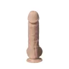 Silexd Real Skin Model 1 reālistisks dildo ar piesūcekni – 23 cm (9″) – miesas krāsa — Foto 3