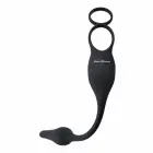 Evolved Novelties Plug & Tug Dual Stimulation Silicone System – 12.7 cm – Black — Photo 3