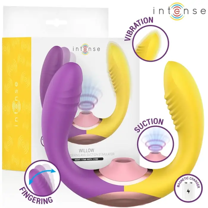INTENSE Willow 3-in-1 стимулятор с функциями всасывания и вибрации
