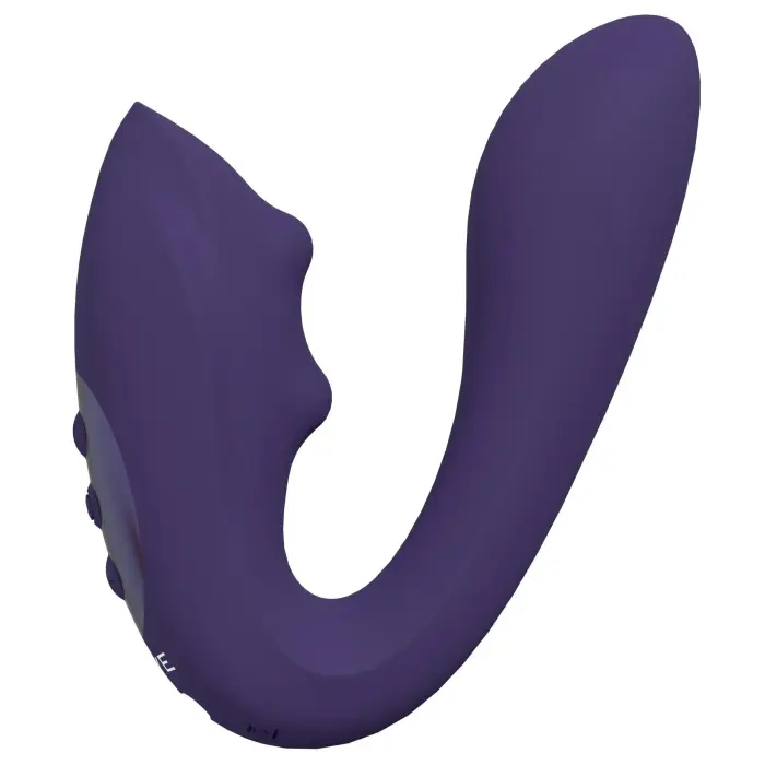 VIVE Yuki двухмоторный G-точечный вибратор с массажными бусинами – 16.6 cm (6.5″) – фиолетовый