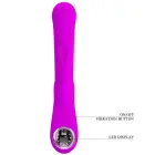 PRETTY LOVE Skylar triušio vibratorius – violetinis — Nuotrauka 8