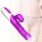 Heating Thrusting Vibrator with Clitoral and G-Spot Stimulator – USB Rechargeable — Photo 11