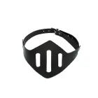 Leather Muzzle Mask – Black — Photo 3