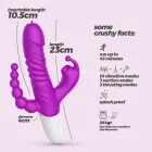 CRUSHIOUS WRANGLER universālais vibrators – 23 cm (9″) – rozā — Foto 13