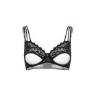 Unlined bra with faux underbust – Black – 80B — Photo 6