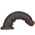LoveToy Sliding Skin Pro II – kahekihiline realistlik silikoon-dildo – must – 22,9 cm (9'') — Foto 16
