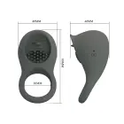 PRETTY LOVE – Master vibrējošs dzimumlocekļa gredzens Foto 6