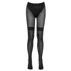 Cottelli LEGWARE pėdkelnės su tinklelio virškelnėmis Model 4136360 – juodos – 30 DEN — Nuotrauka 5