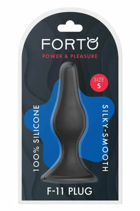 FORTO F-11 Lungo dildo – S – juodas
