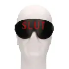Ouch! Blindfold - SLUT - Black Foto 1