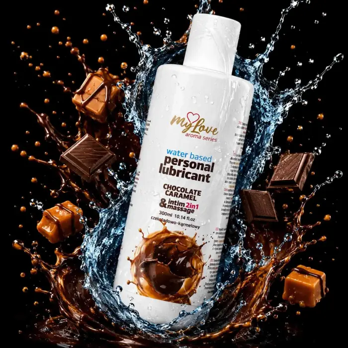 MyLove Aroma Series 2-в-1 интимный и массажный лубрикант – Шоколадная карамель – 300 мл