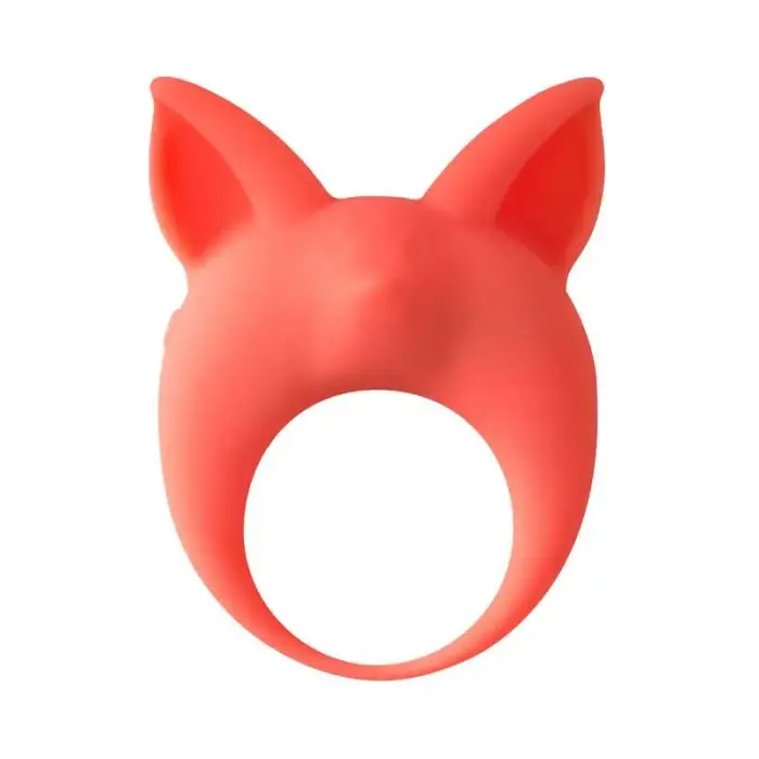MiMi Animals Kitten Kyle Vibrating Cock Ring – Orange