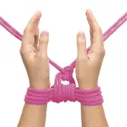10 meters Fetish Bondage Rope – bondaaži nöör – puuvill – roosa – 10 m — Foto 6
