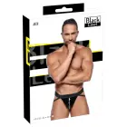 Black Level Vinyl Jockstrap with Zip – Black – XL — Photo 1