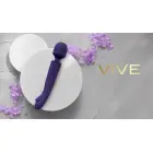 Kiku двусторонний wand вибратор со стимулятором точки G с функцией взмахов – 18 cm (7″) – фиолетовый — Фото 5