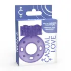 CASUAL LOVE Vibrating Ring 32 Purple – Flexible Intimate Support — Photo 3