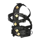 Leather Head Harness with Muzzle – Black — Photo 3