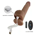 PRETTY LOVE Tommy Realistic Vibrator – 23 cm (8.9″) – Brown — Photo 9