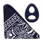 The Code silikoonist peenis võru bandana'ga – sinine — Foto 5